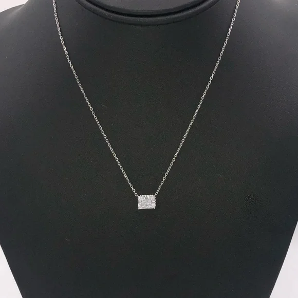 1.15ct Radiant Cut Necklace - Picture 13 of 17